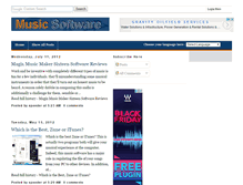 Tablet Screenshot of aboutmusicsoftware.blogspot.com