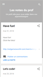 Mobile Screenshot of notesduprof.blogspot.com