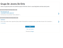 Tablet Screenshot of grupodejovenseiriz.blogspot.com