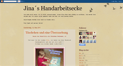 Desktop Screenshot of jinahandarbeitsecke.blogspot.com