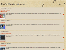 Tablet Screenshot of jinahandarbeitsecke.blogspot.com