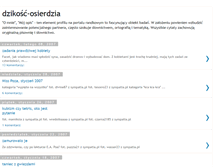 Tablet Screenshot of dzikosc-osierdzia.blogspot.com