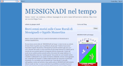 Desktop Screenshot of messignadineltempo.blogspot.com