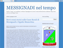 Tablet Screenshot of messignadineltempo.blogspot.com