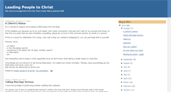 Desktop Screenshot of gracepastors.blogspot.com