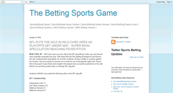 Desktop Screenshot of bettingsportsgame.blogspot.com