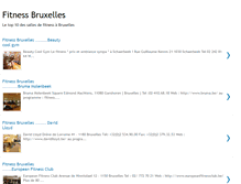 Tablet Screenshot of fitnessbruxelles.blogspot.com