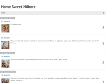 Tablet Screenshot of homesweethilbers.blogspot.com