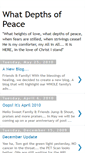 Mobile Screenshot of depthsofpeace.blogspot.com