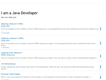 Tablet Screenshot of iamajavadeveloper.blogspot.com
