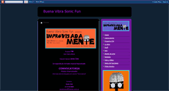 Desktop Screenshot of buenavibrasonicfun.blogspot.com