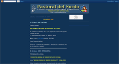 Desktop Screenshot of eventos-pastoraldelsordocee.blogspot.com