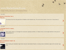 Tablet Screenshot of mariahaswell.blogspot.com