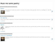 Tablet Screenshot of musemesomepoetry.blogspot.com