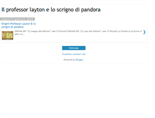 Tablet Screenshot of professorlaytonpandora.blogspot.com