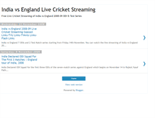 Tablet Screenshot of india-england-live-streaming.blogspot.com