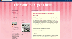 Desktop Screenshot of lilmamasdiaperdiaries.blogspot.com