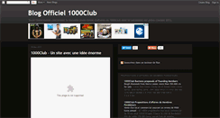 Desktop Screenshot of 1000club-officiel.blogspot.com