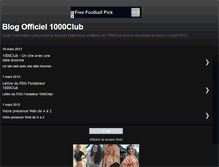Tablet Screenshot of 1000club-officiel.blogspot.com