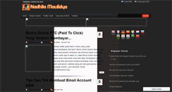 Desktop Screenshot of nadhilla0406.blogspot.com