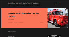 Desktop Screenshot of bomberosdesanfranciscosolano.blogspot.com