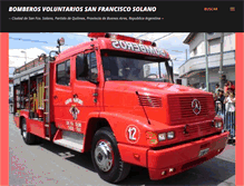 Tablet Screenshot of bomberosdesanfranciscosolano.blogspot.com