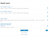 Tablet Screenshot of nepsport.blogspot.com