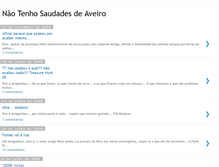 Tablet Screenshot of naotenhosaudadesdeaveiro.blogspot.com