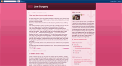 Desktop Screenshot of lotti-jawsurgery.blogspot.com
