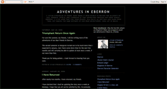 Desktop Screenshot of eberronadventures.blogspot.com