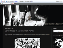 Tablet Screenshot of dioskuros.blogspot.com