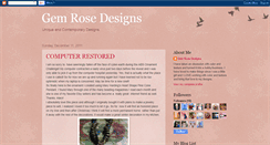Desktop Screenshot of gemrosedesigns.blogspot.com