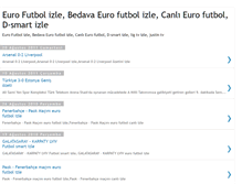 Tablet Screenshot of eurofutbolizletr.blogspot.com
