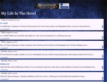 Tablet Screenshot of mylifeinthehovel.blogspot.com
