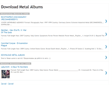 Tablet Screenshot of downloadmetalalbums.blogspot.com