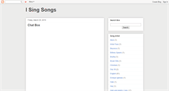 Desktop Screenshot of ising-songs.blogspot.com