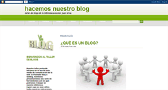Desktop Screenshot of hacemosnuestroblog.blogspot.com