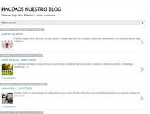 Tablet Screenshot of hacemosnuestroblog.blogspot.com