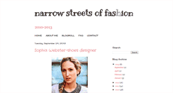 Desktop Screenshot of narrowstreetsoffashion.blogspot.com