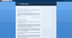 Desktop Screenshot of cuantoganas.blogspot.com