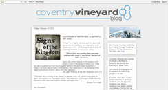 Desktop Screenshot of coventryvineyard.blogspot.com