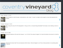 Tablet Screenshot of coventryvineyard.blogspot.com