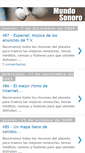 Mobile Screenshot of mundosonoro1.blogspot.com