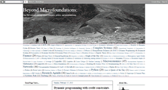 Desktop Screenshot of beyondmicrofoundations.blogspot.com