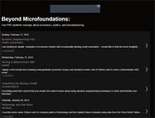 Tablet Screenshot of beyondmicrofoundations.blogspot.com