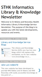 Mobile Screenshot of libraryandknowledgenewsletter.blogspot.com