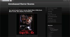 Desktop Screenshot of horrorscores.blogspot.com