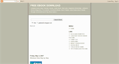 Desktop Screenshot of getebook2u.blogspot.com