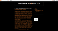 Desktop Screenshot of gandharvamantrasmusic.blogspot.com