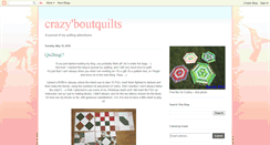 Desktop Screenshot of crazyboutquilts.blogspot.com